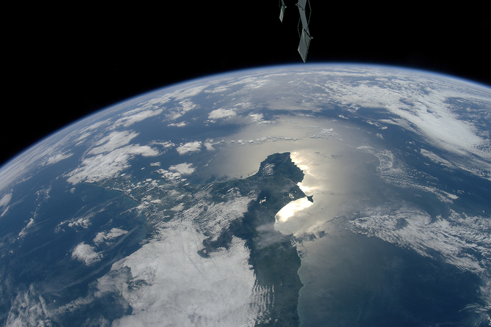 NZ seen from space